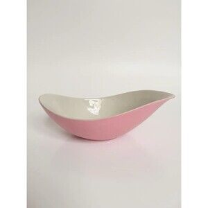 Vintage Pink 1950's Hull Art Pottery Console‎ Centerpiece Planter Bowl Dish